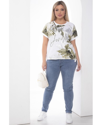 Футболка Джунгли (белая) Б8719