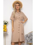 Платье Фруктовый коктейль (бежевое) П13656-18М