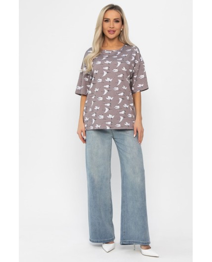 Блуза Аделаида (бежевая) Б13816-25М