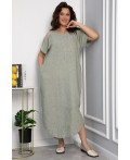 Платье В отпуск (зеленый меланж) П13708-8М