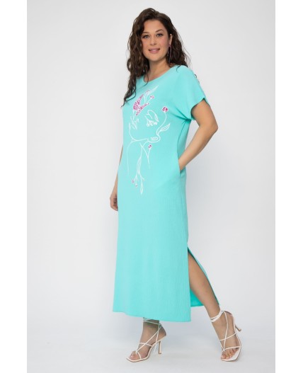 Платье Загадка (мята) П13705-8М