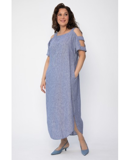 Платье В отпуск (джинс) П13707-8М
