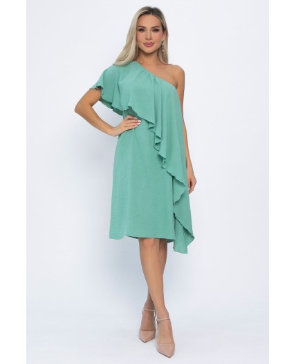 Платье Шардоне (серо-зеленое) П13770-36М