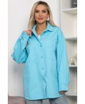 Рубашка Будь в тренде (голубая) Б13788-4М