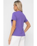 Футболка Дорис (фиолетовая) Б13671-50М