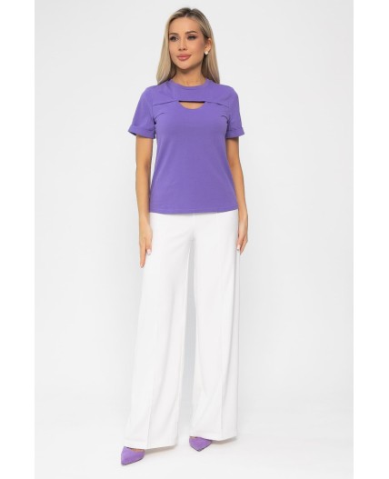 Футболка Дорис (фиолетовая) Б13671-50М