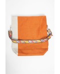 Сумка-торба Комби (молочно-оранжевая) СТ09