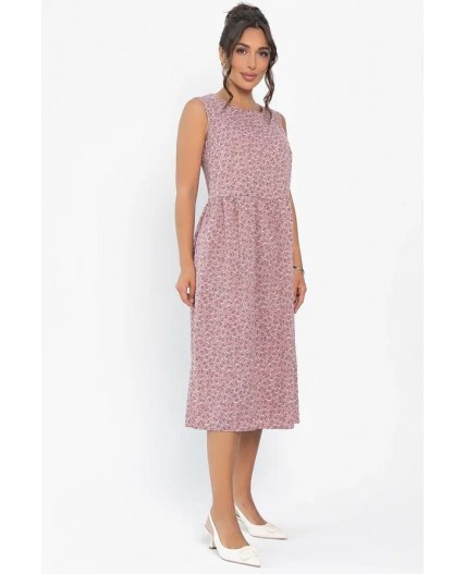 Платье Алена (пудра) П13812-48М