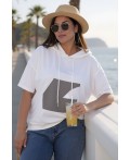 Блуза Мелика (белая) Б13939-1М