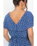 Платье Жара (синее/горох) П13968-16М