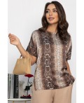 Блуза Морган (коричневая) Б14031-16М