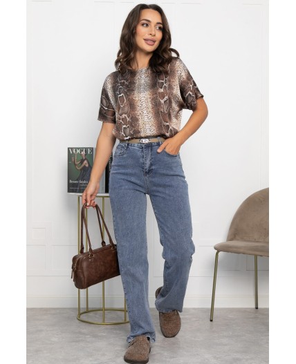 Блуза Морган (коричневая) Б14031-16М