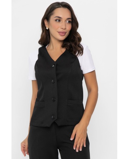 Жилет  Мэнсфилд (черный) Б14085-13М