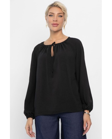 Блуза Шарм (черная) Б13848-10М