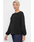 Блуза Шарм (черная) Б13848-10М