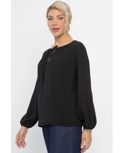 Блуза Шарм (черная) Б13848-10М