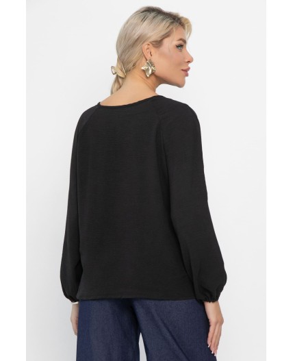 Блуза Шарм (черная) Б13848-10М