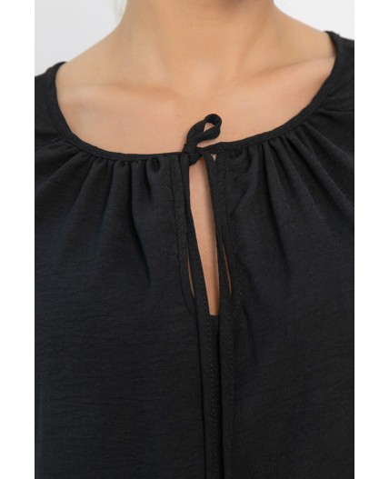 Блуза Шарм (черная) Б13848-10М