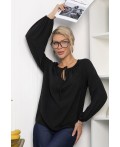 Блуза Шарм (черная) Б13848-10М