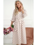 Платье Розетта (бежевое) П14113-45М