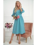 Платье Розетта (бирюзовое) П14114-45М