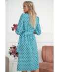 Платье Розетта (бирюзовое) П14114-45М