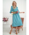 Платье Розетта (бирюзовое) П14114-45М