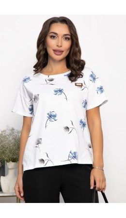 Футболка Мэнси (белая) Б14126-4М