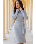 Платье В ритме мегаполиса (серое) П14056-33М