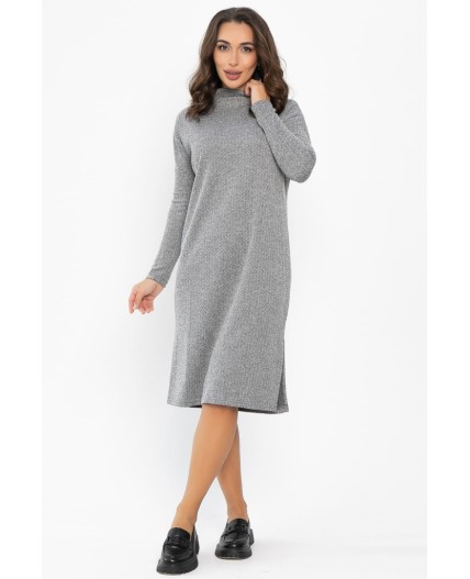 Платье В ритме мегаполиса (серое) П14056-33М