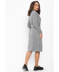 Платье В ритме мегаполиса (серое) П14056-33М