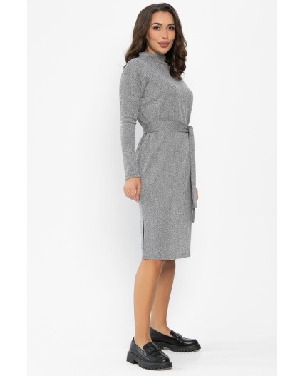 Платье В ритме мегаполиса (серое) П14056-33М