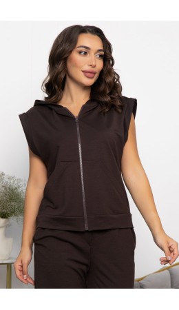 Жилет Хэрис (горький шоколад) Б14141-25М