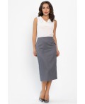 Юбка Эмма (темно-серая) Ю14166-25М