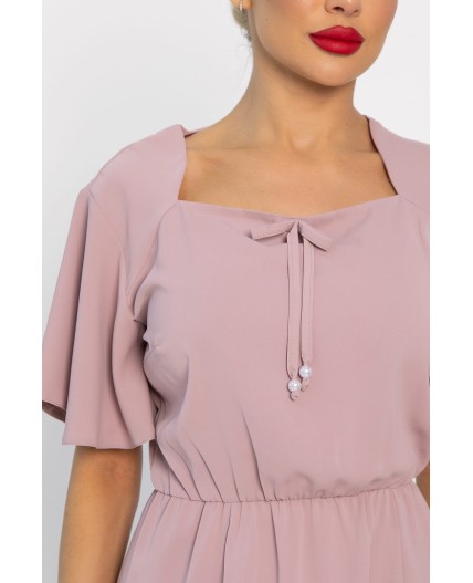 Платье Трепет любви (пудра) П13915-39М