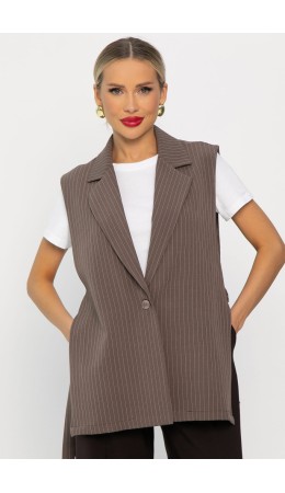 Жилет Рабочий день (кофе) Б14214-4М