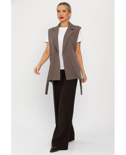 Жилет Рабочий день (кофе) Б14214-4М