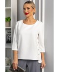 Блуза Аурия (белая) Б14217-48М