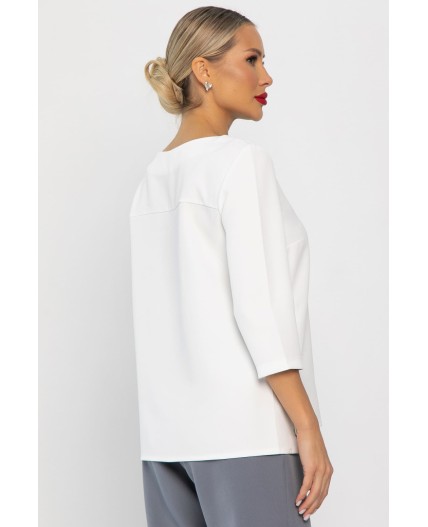 Блуза Аурия (белая) Б14217-48М