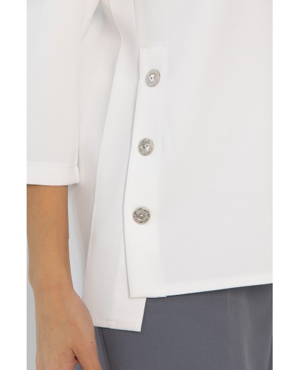 Блуза Аурия (белая) Б14217-48М