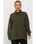 Рубашка Свободное падение (хаки) Б14192-5М