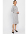 Платье трикотажное Лаурель (светло-серое) П14248-25М