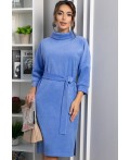 Платье трикотажное Никс (васильковое) П14277-4М