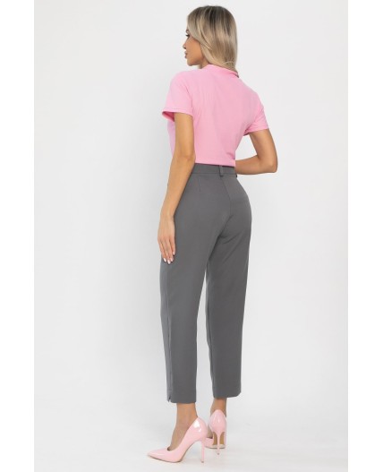 Брюки укороченные Энни (серые) Б14285-10М