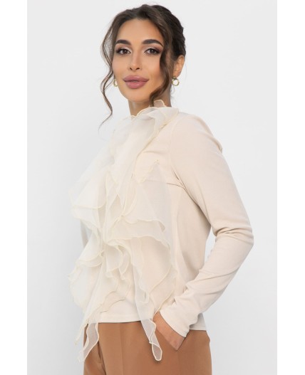 Блуза Риана (бежевая) Б14225-5М