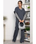 Костюм трикотажный Уютный шарм (серо-синий) К14251-5М