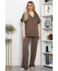 Костюм трикотажный Уютный шарм (коричневый) К14250-5М