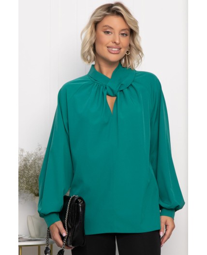 Блуза Юрмала  (изумруд) Б14268-30М