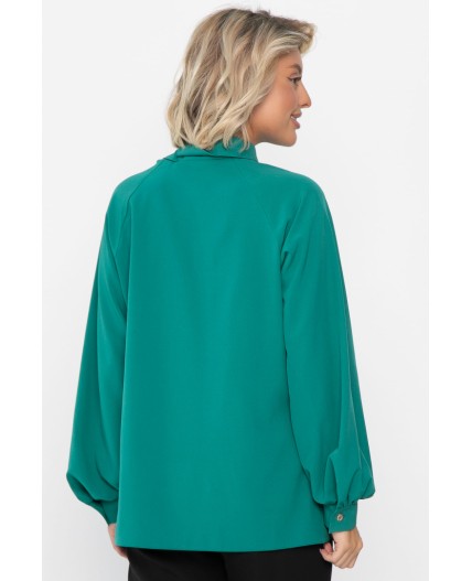 Блуза Юрмала  (изумруд) Б14268-30М