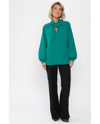 Блуза Юрмала  (изумруд) Б14268-30М